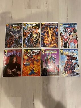 8 x Wizard Magazine - Comic Books #0, Special Editions, Bonus books etc -